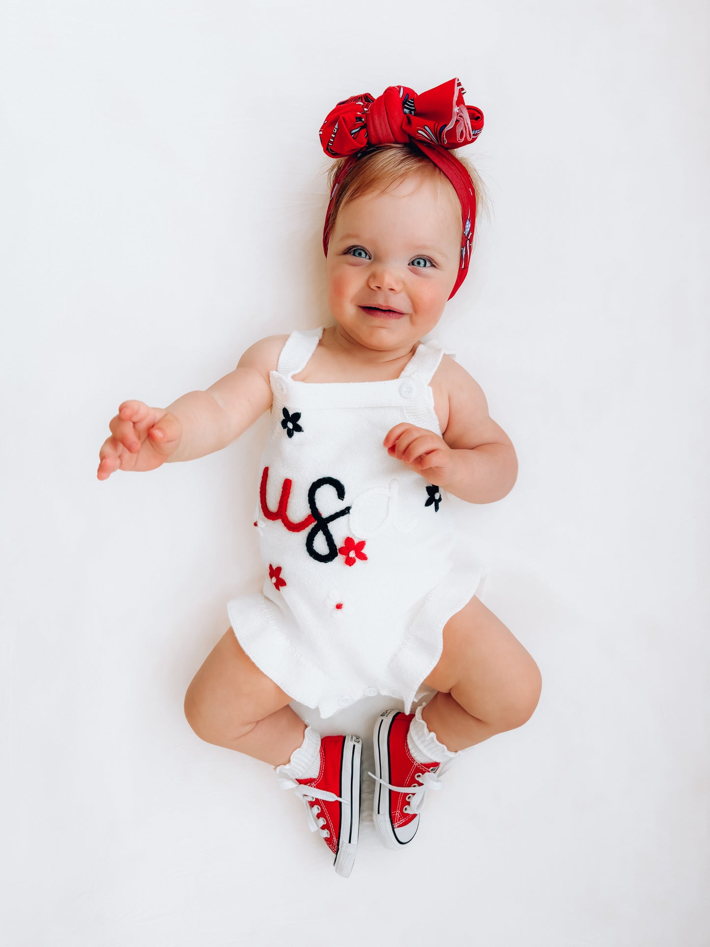 “USA” OVERALL ROMPER