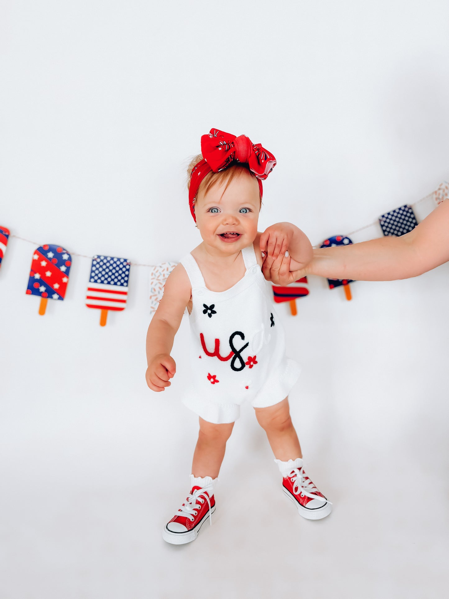 “USA” OVERALL ROMPER