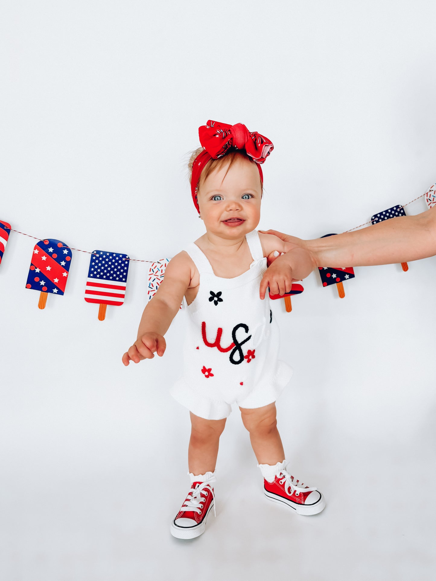 “USA” OVERALL ROMPER