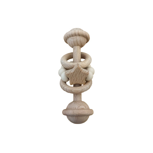 WOODEN RATTLE