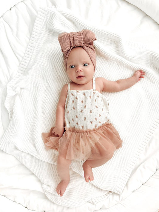 BEARY CUTE TUTU ROMPER