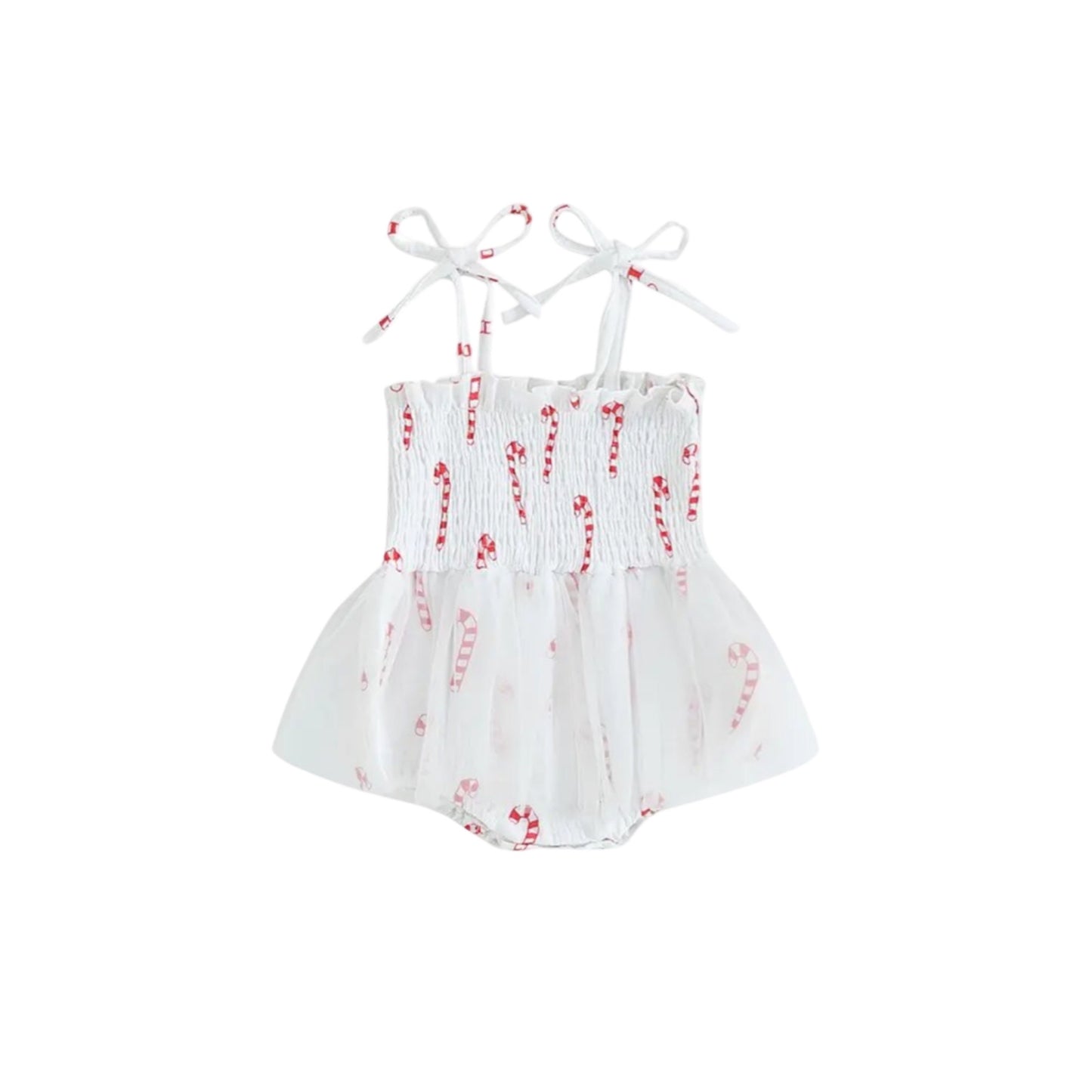 CANDY CANE TUTU ROMPER