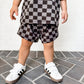 CHECKERED CHARCOAL SET