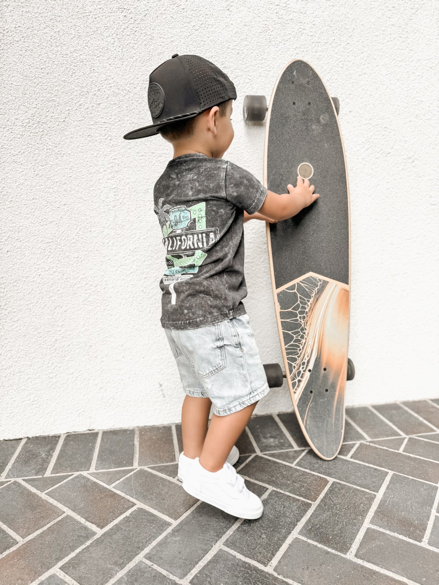 SURF CLUB ACID WASH TEE