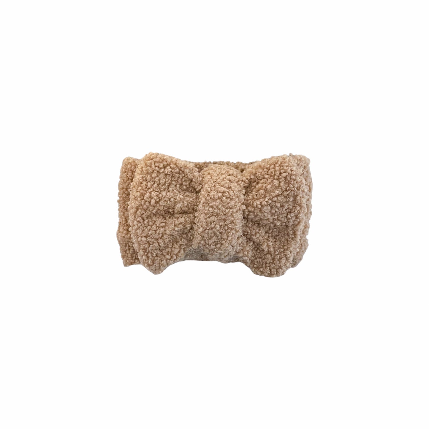 FUZZY HEADBAND BOW