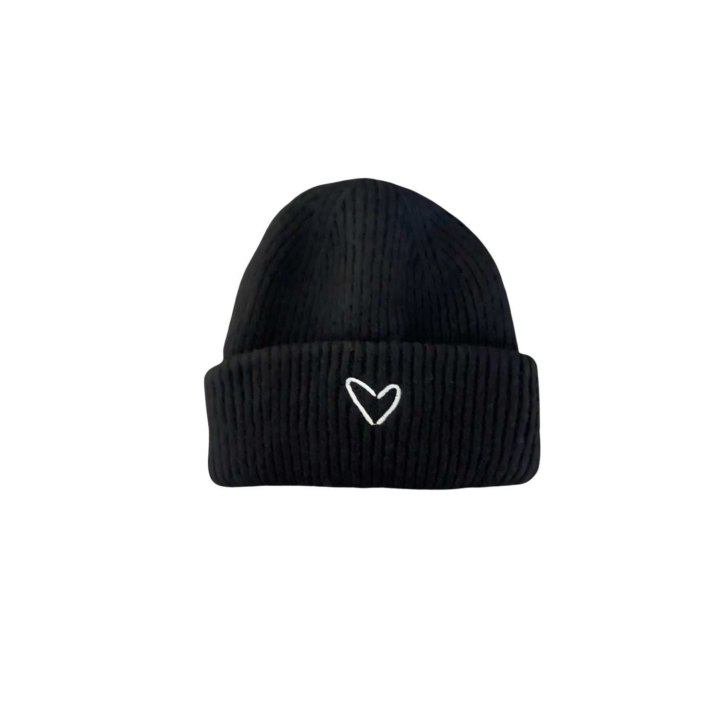 HEART KNIT BEANIE