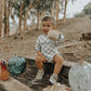 “MAMA’S BOY” CHECKERED ROMPER