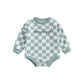 “MAMA’S BOY” CHECKERED ROMPER