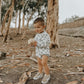 “MAMA’S BOY” CHECKERED ROMPER