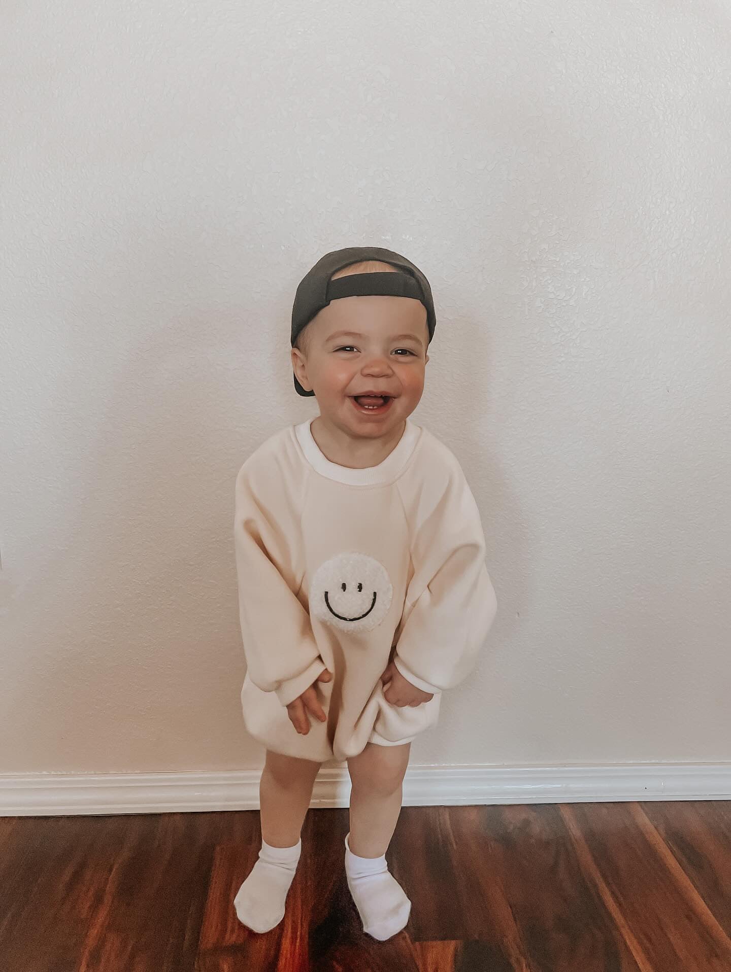 SMILEY BUBBLE ROMPER