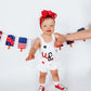 “USA” OVERALL ROMPER