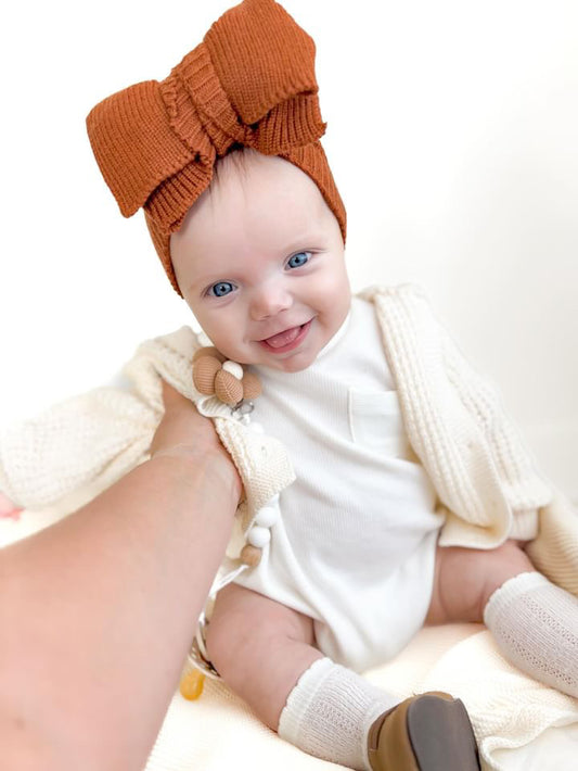 KNITTED TEDDY CARDIGAN