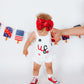 “USA” OVERALL ROMPER
