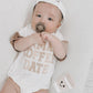 “MAMA’S COFFEE DATE” TRI COLOR ROMPER