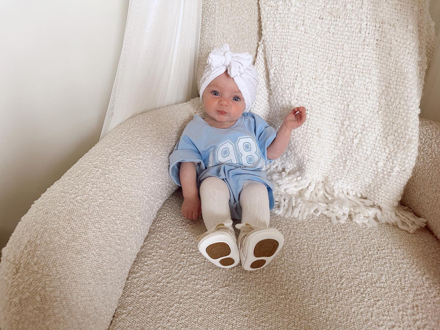 BABY BLUE ROMPER