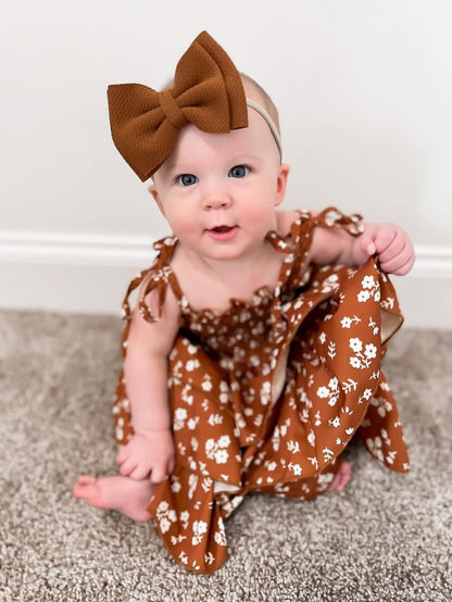 AUBURN FLORAL DRESS