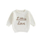 “LITTLE LOVE” KNITTED SWEATER