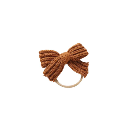 KNITTED BOW HEADBAND