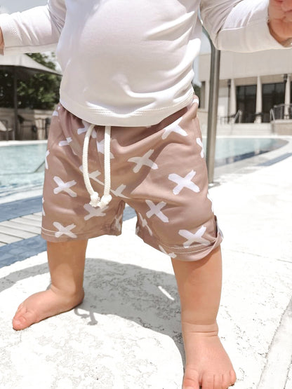 “X” SWIM SHORTS