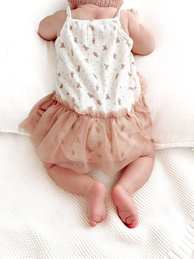 BEARY CUTE TUTU ROMPER