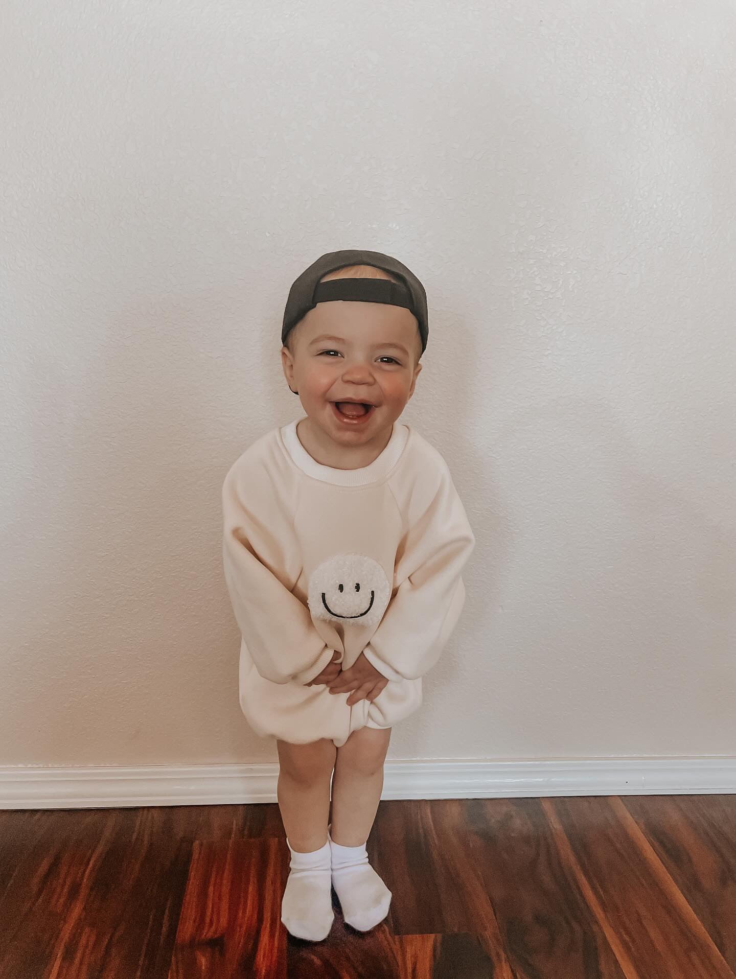 SMILEY BUBBLE ROMPER