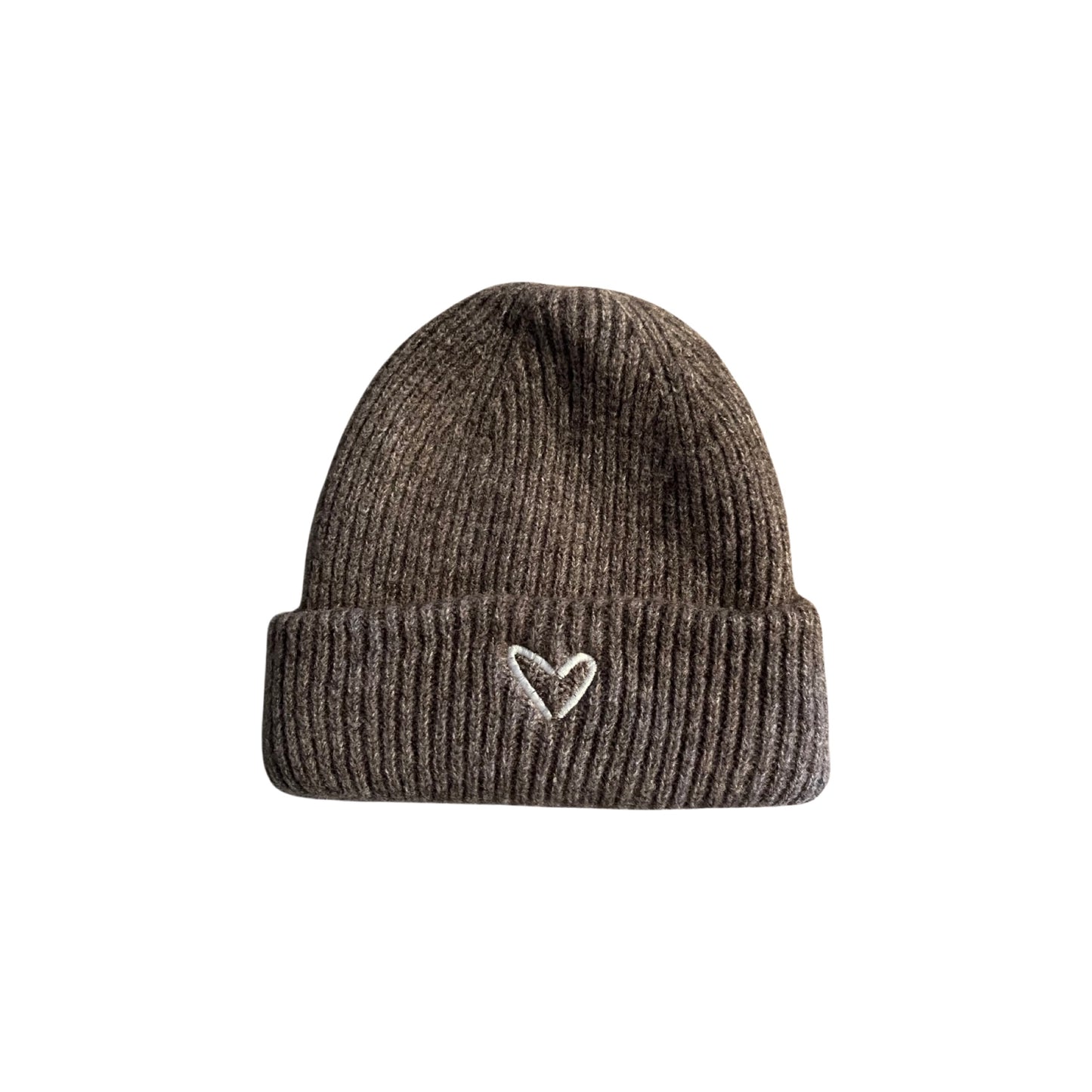 HEART KNIT BEANIE