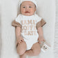 “MAMA’S COFFEE DATE” TRI COLOR ROMPER