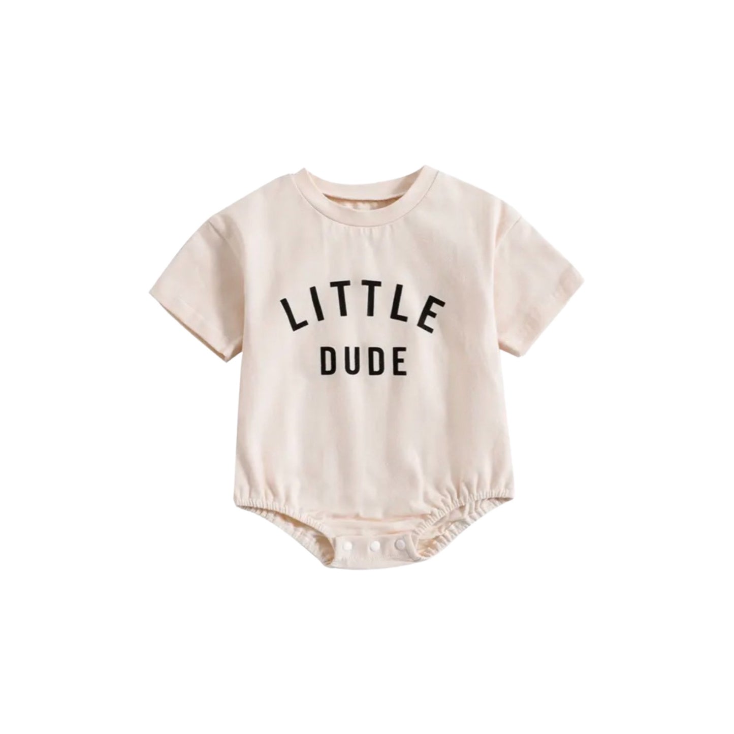 “LITTLE DUDE” ONESIE