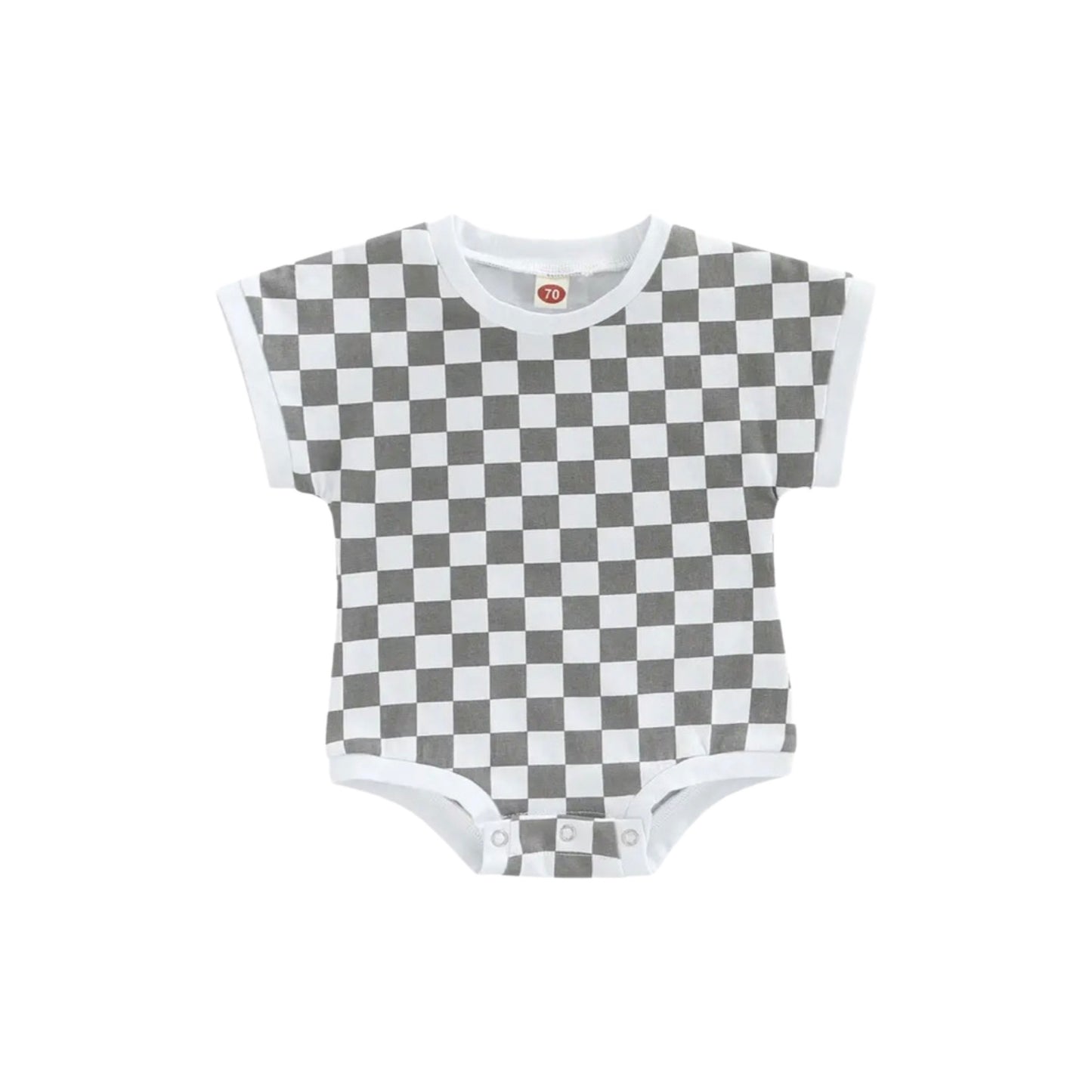 CHECKERED ONESIE