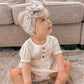 SHORT SLEEVE RUFFLE ROMPER DRESS