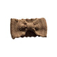 WIDE KNITTED HEADBAND BOW