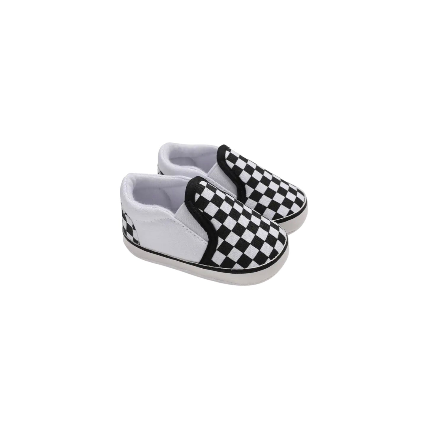 CHECKERED SLIP-ON SHOES