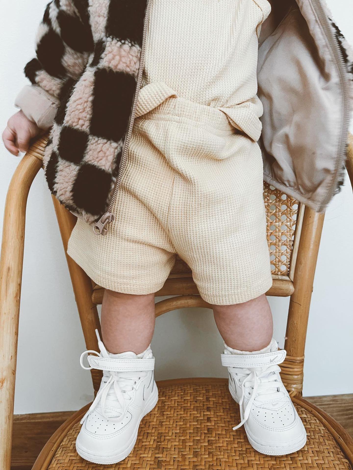 WAFFLE KNIT TANK AND SHORT SET