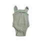 SOLID RUFFLE STRAP BODYSUIT