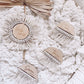 MACRAME MILESTONE PLAQUE SET