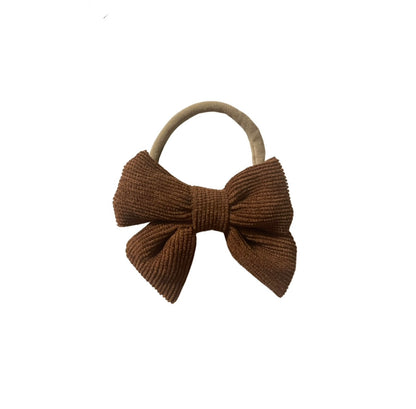 CORDUROY HEADBAND BOW