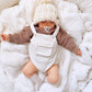 WAFFLE KNIT OVERALLS