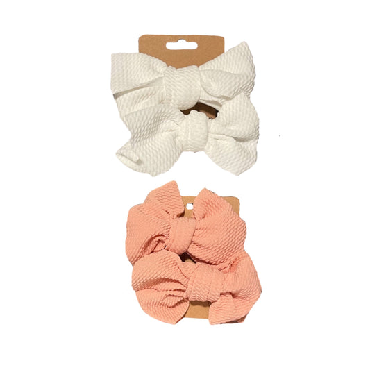 2-PIECE CLIP IN BOWS