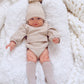 QUILTED HOODED ROMPER