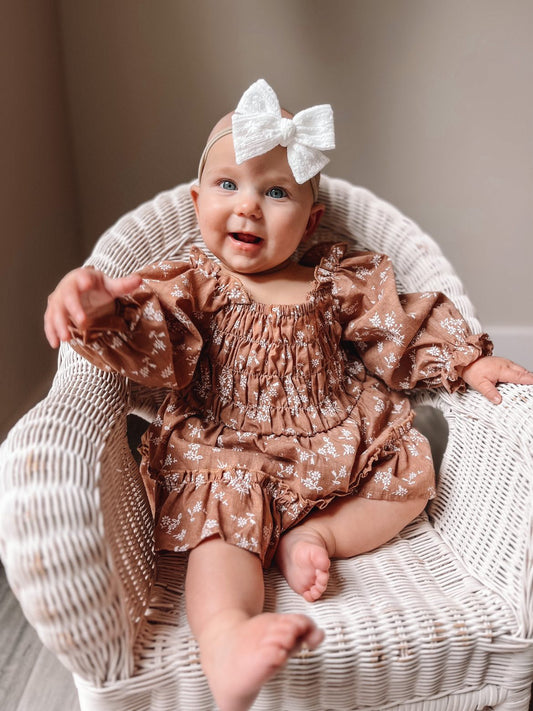 FLORAL DRESS ROMPER