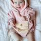 FUZZY POCKET SWEATER ROMPER