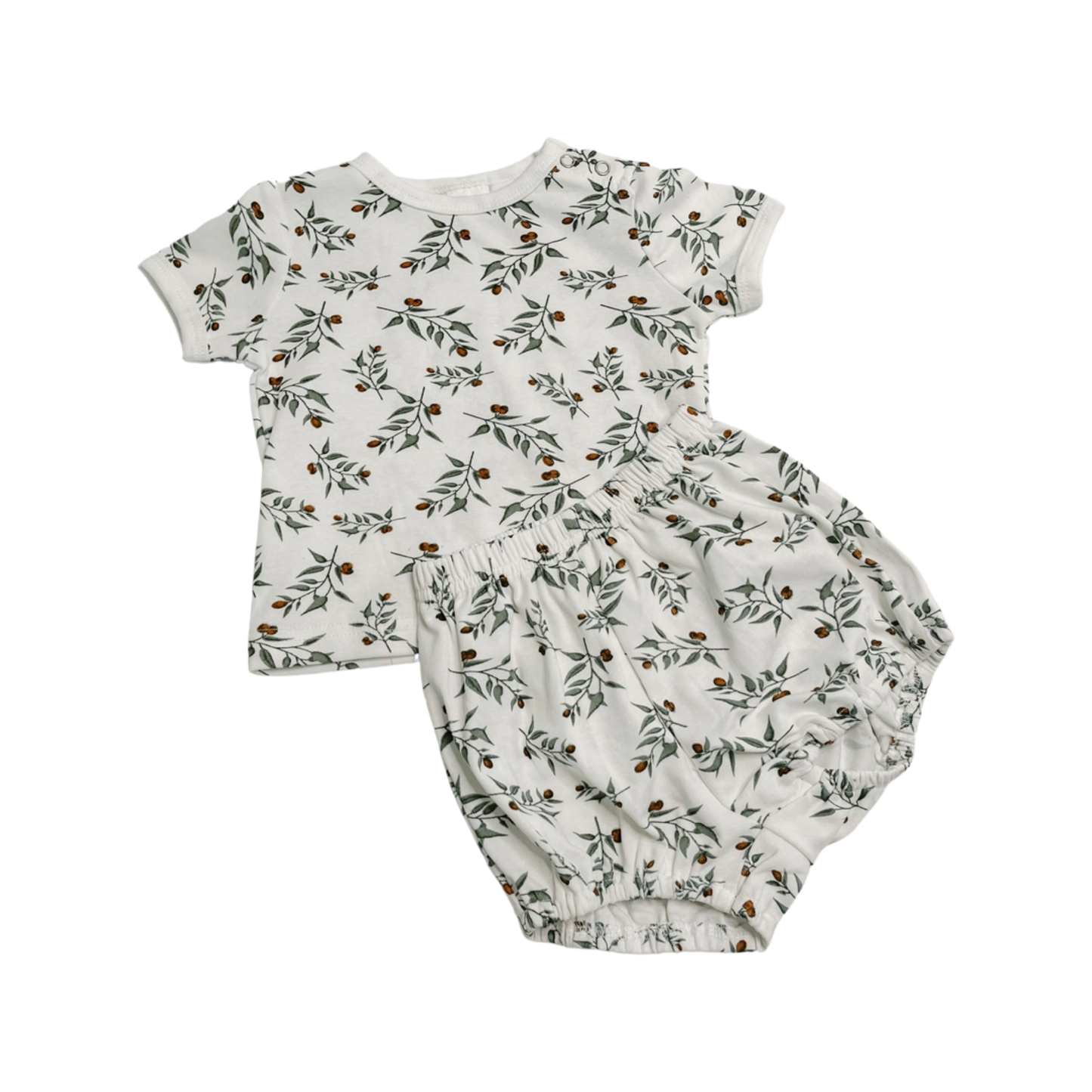 LITTLE LEAVES TOP AND SHORTS SET