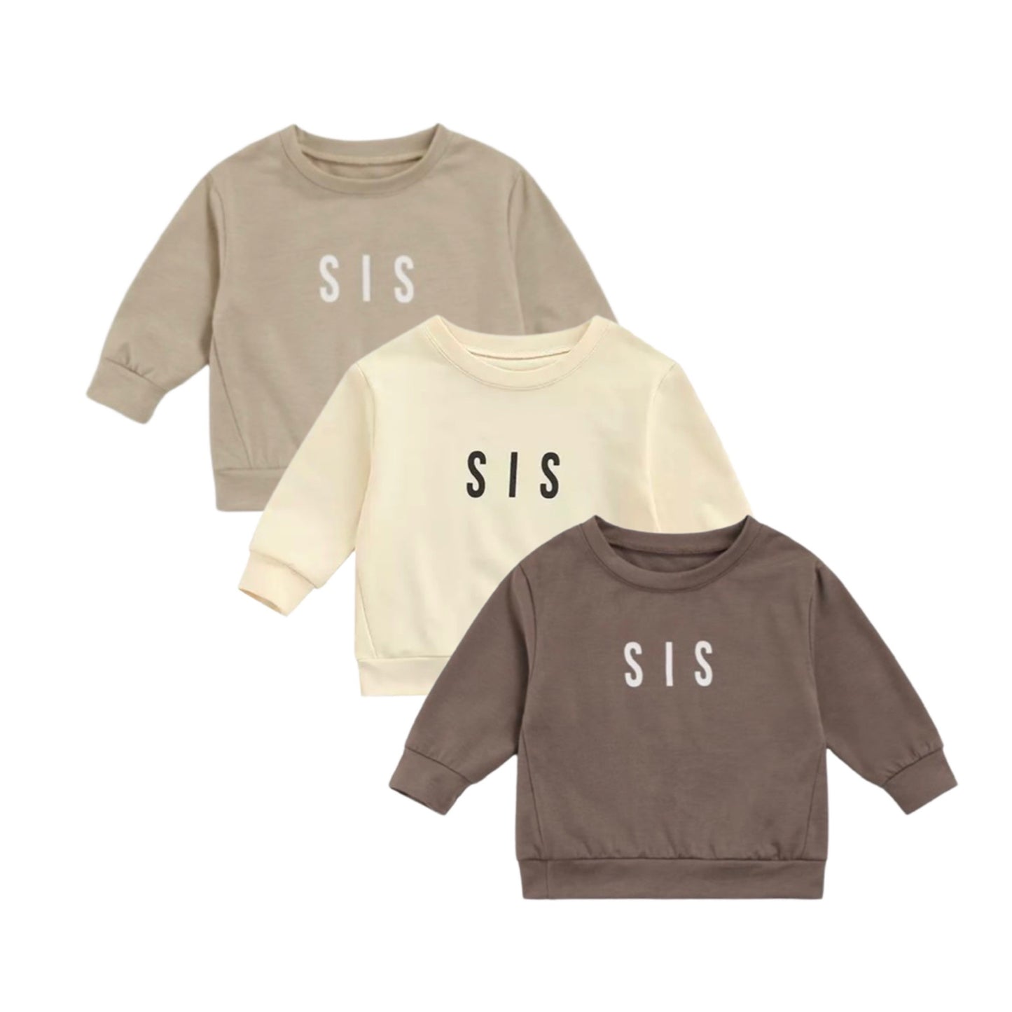 "SIS" LONG SLEEVE PULLOVER