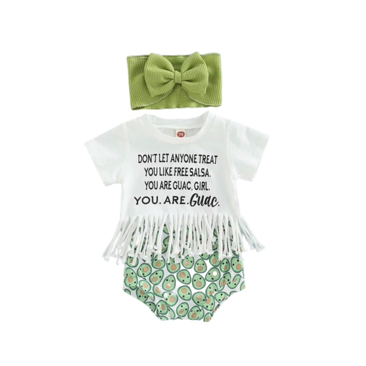 AVOCADO BUMMIE SET + BOW