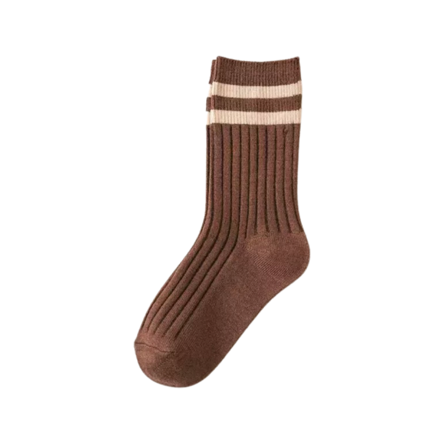 RIBBED DOUBLE RINGER SOCKS