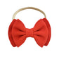 WAFFLE KNIT HEADBAND BOW
