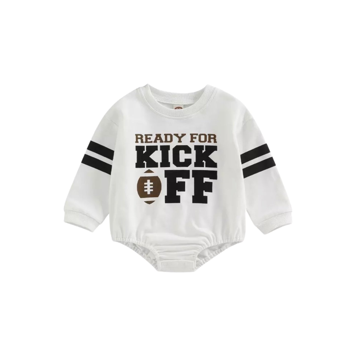 "KICK OFF" ONESIE