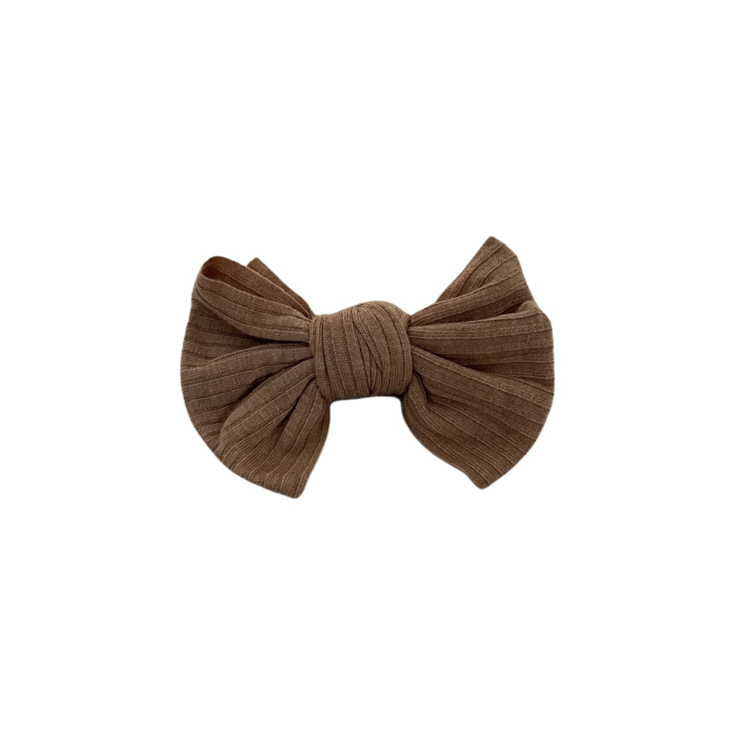 RIBBED BOW HEADBAND