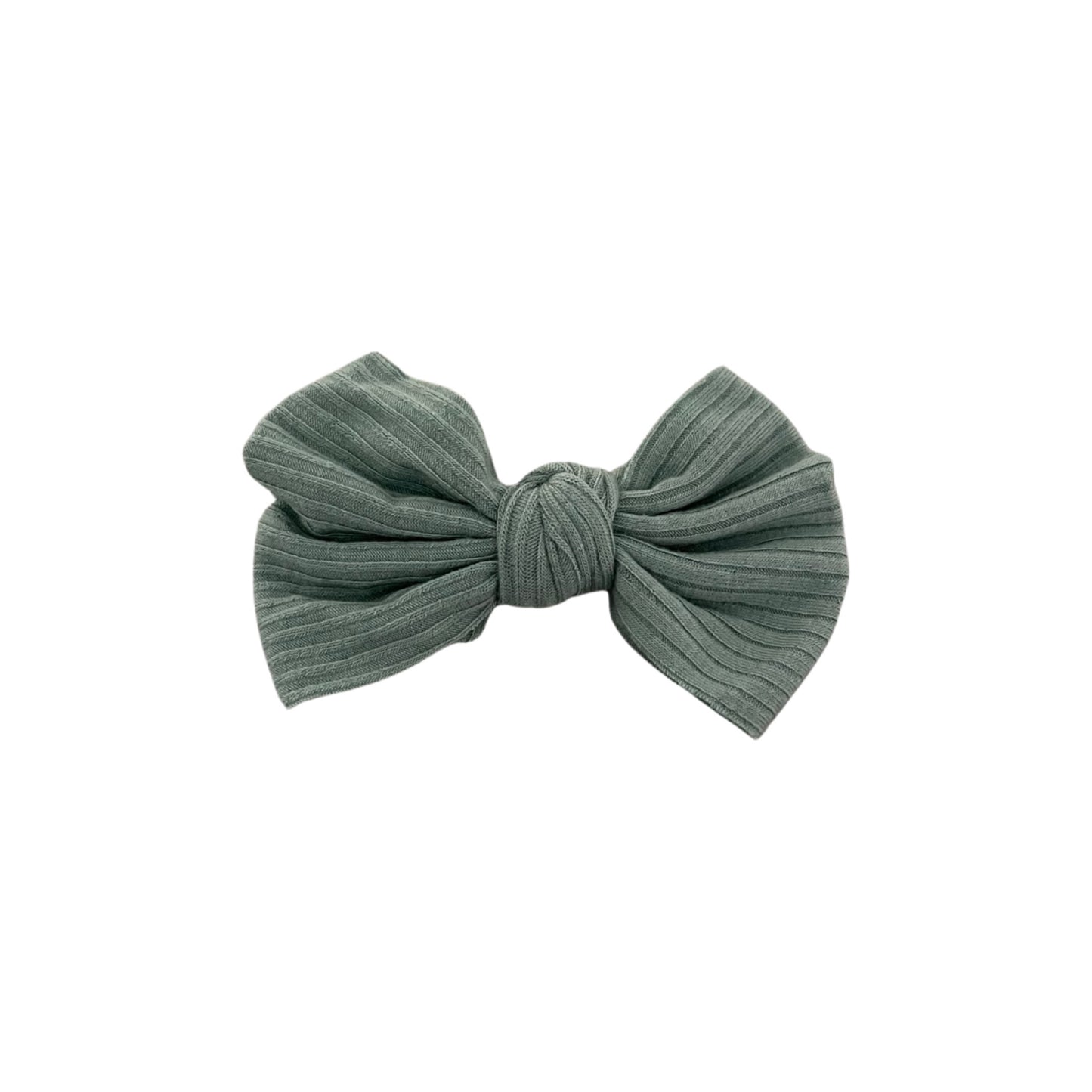 RIBBED BOW HEADBAND