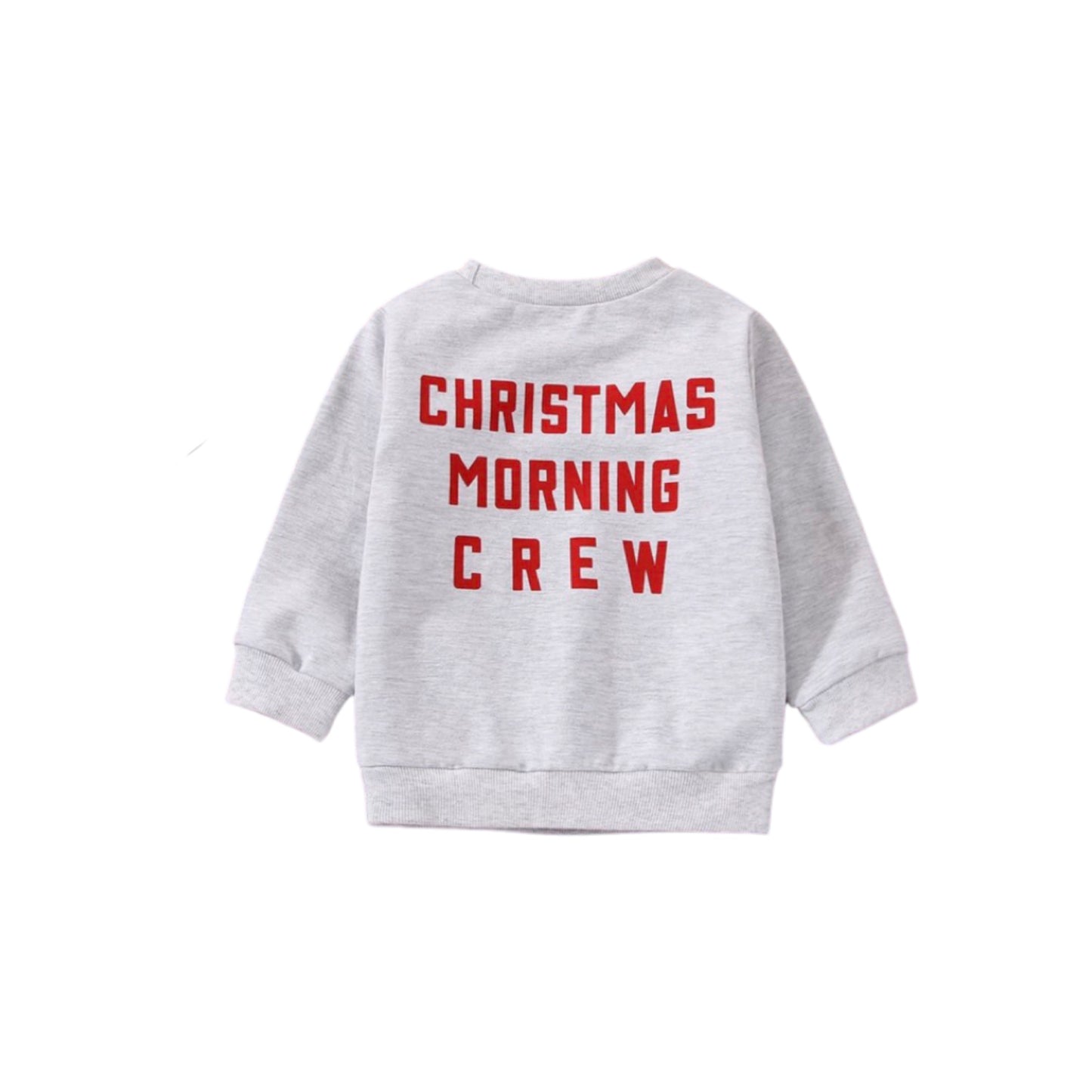 CHRISTMAS MORNING CREW PULLOVER